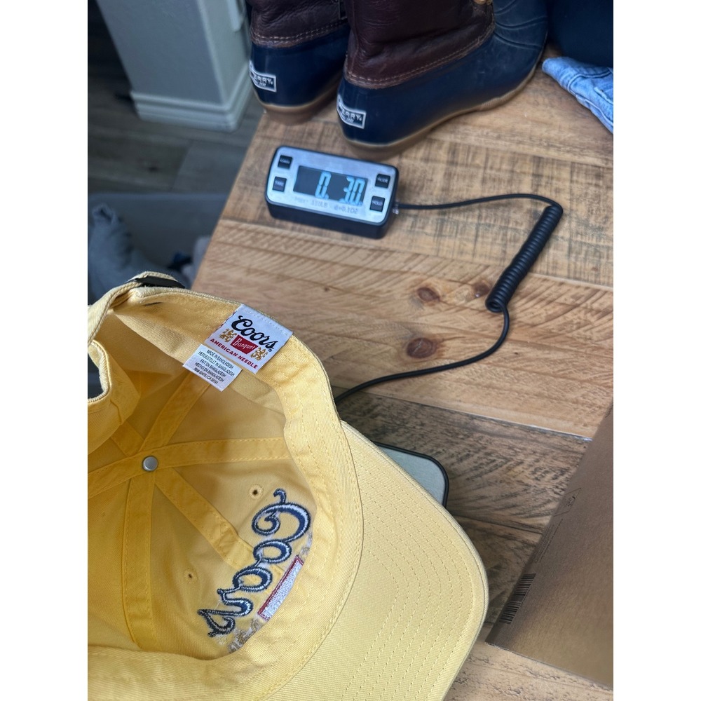 Coors‎ Banquet Yellow Baseball Cap American Needle Adjustable Embroidered Logo - Picture 8 of 8